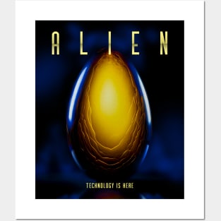 Alien Technology is Here Posters and Art